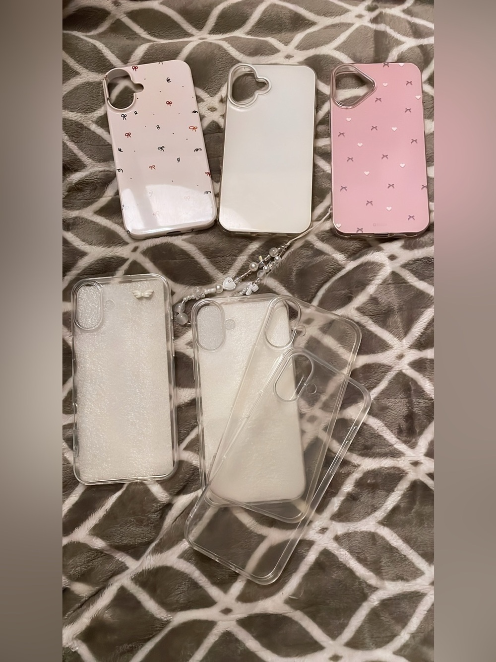 Cute iPhone 16 Plus Cases - Set of 7